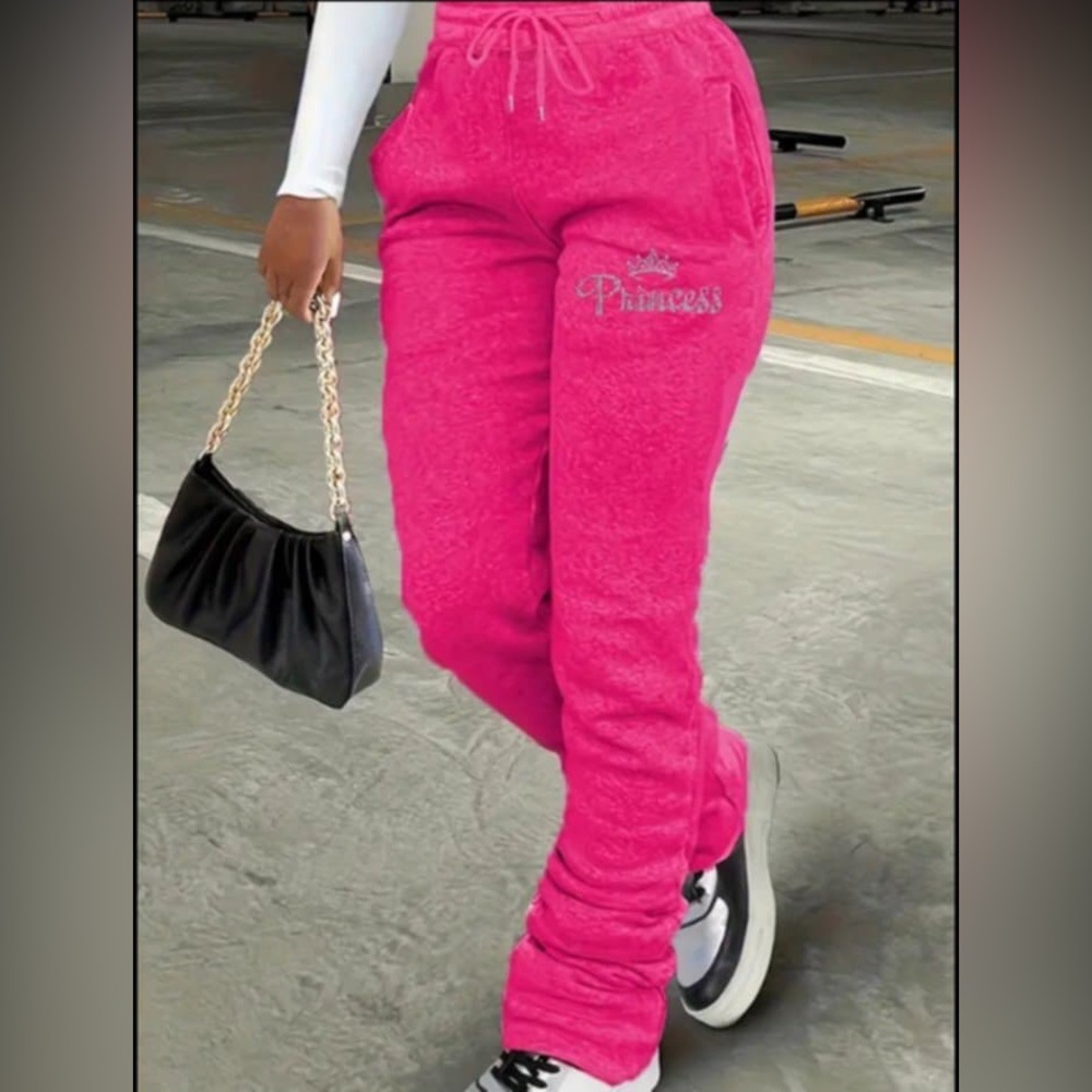 Prince Pink Joggers with Relaxed Fit